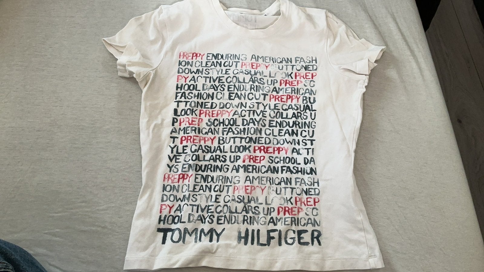 Tommy Hilfiger shirt maat S, Ophalen of Verzenden, Zo goed als nieuw, Blauw, Korte mouw