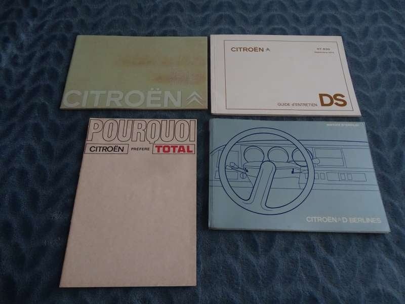 Citroen DS - Snoek - Boordmap Handleidingen  - Origineel, Verzenden