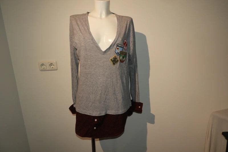 Dsquared2 sweatshirt merk emblemen blouse delen ruit