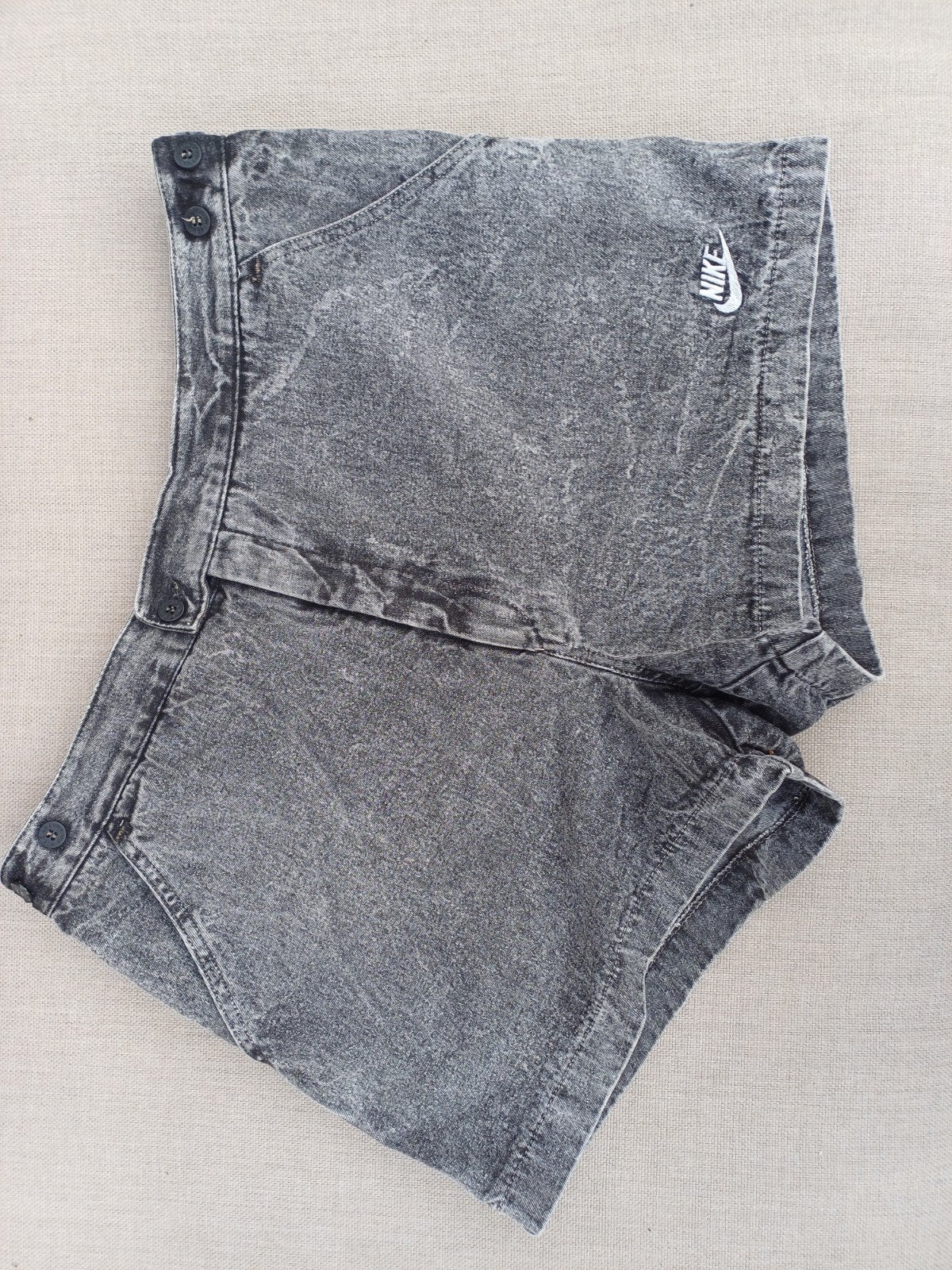 Vintage challenge court acid wash denim short XL  A. Agassi, Ophalen of Verzenden, Kleding, Overige merken, L00