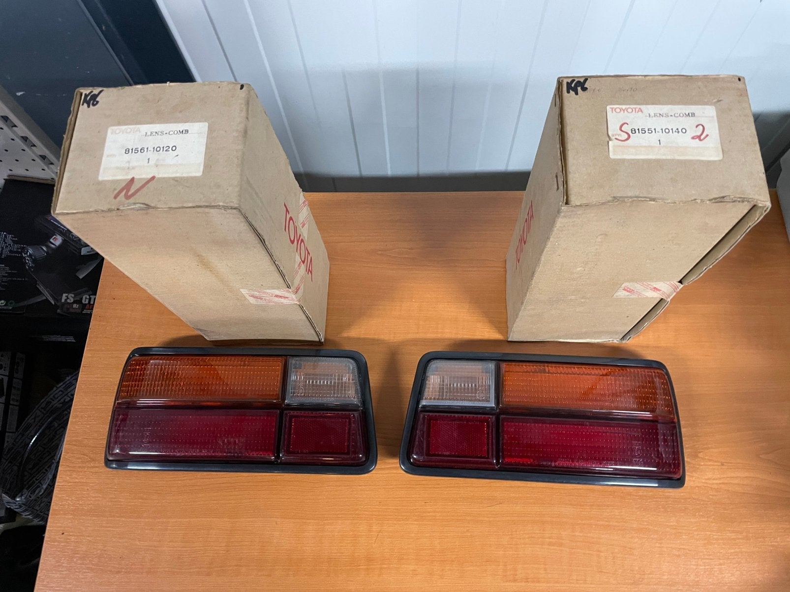 Toyota starlet kp60 kp61 mk1 set achterlichten nieuw, Ophalen of Verzenden, Nieuw, Toyota