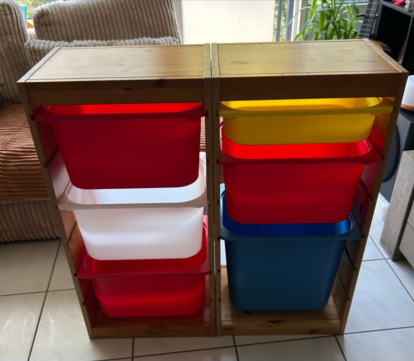 IKEA Trofast opbergkast met bakken, Kinderen en Baby's, Ophalen, Gebruikt, Kast, 75 tot 100 cm