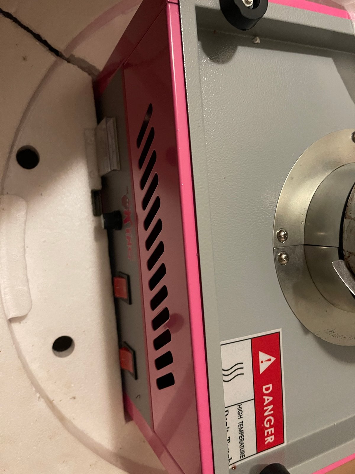 Royal Catering Suikerspinmachine RCZK-1200 -W, Ophalen, Gebruikt