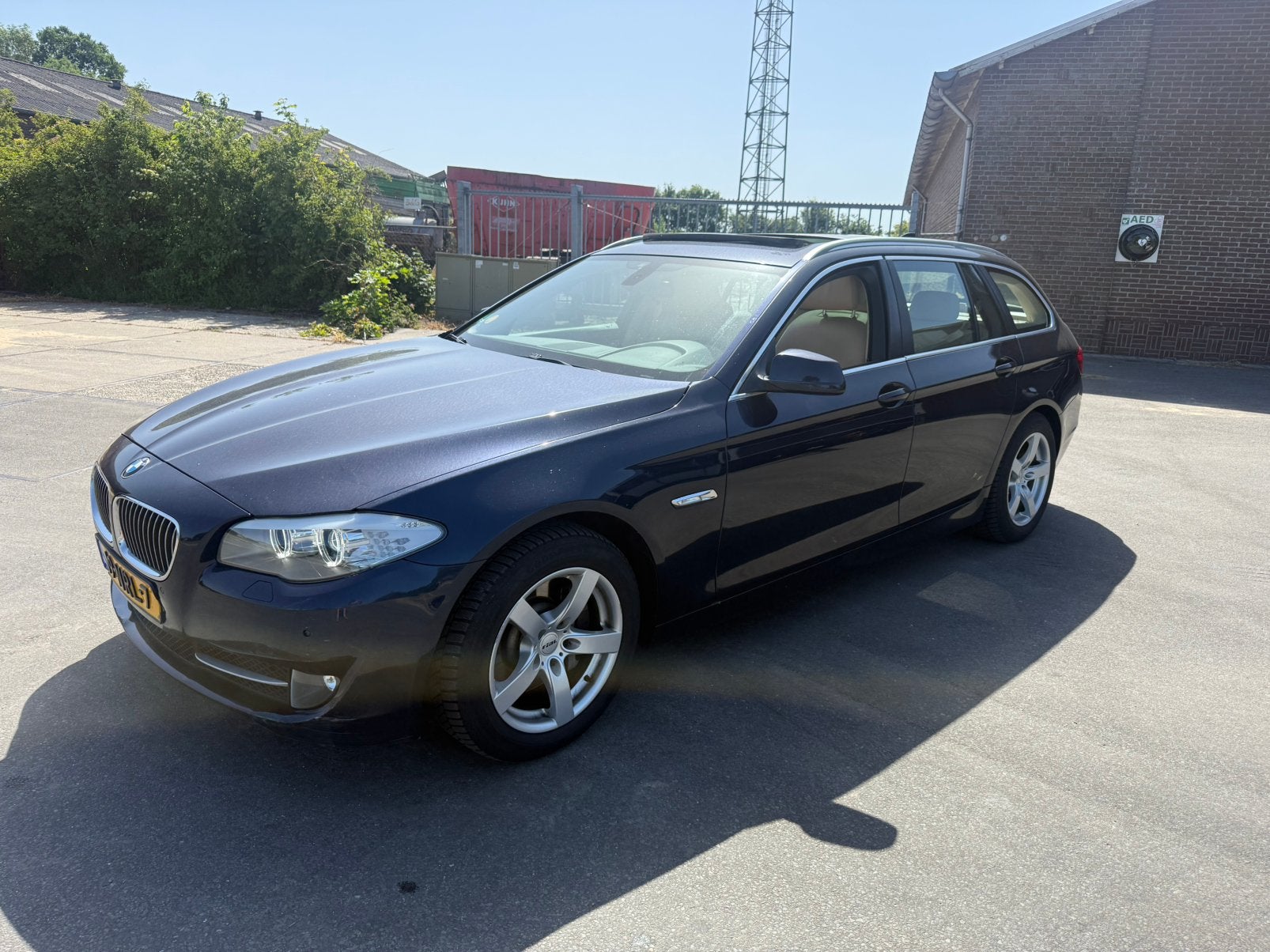 BMW 5-Serie 525D Touring 150KW Aut8 2010 Blauw, Auto's, BMW, Automaat, Euro 5, Achterwielaandrijving, 2993 cc