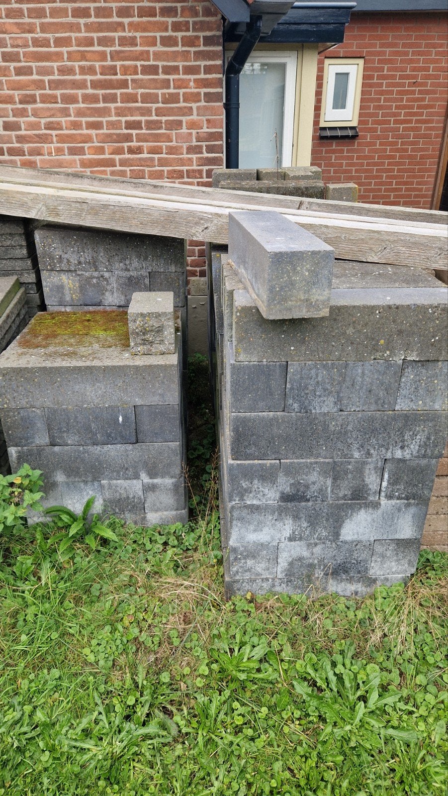 stapelblokken 15x15x60, Tuin en Terras, Ophalen, Blok, Nieuw, Minder dan 25 cm