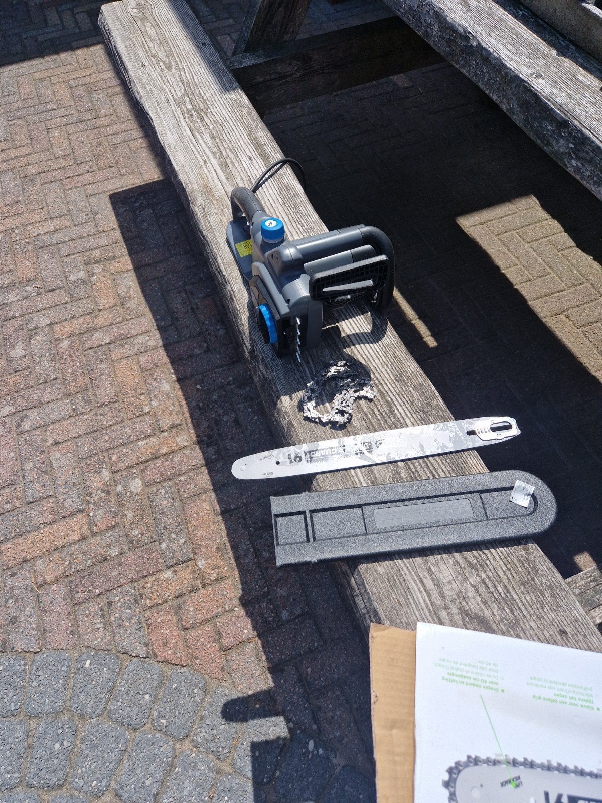 Kettingzaag electrisch, Tuin en Terras, Hand-tuingereedschap, Ophalen, Nieuw