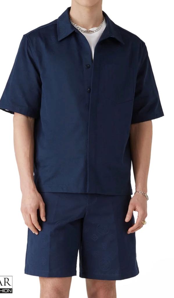 CASABLANCA MONOGRAM BLUE SETJE MAAT M!, Ophalen, Nieuw, Blauw