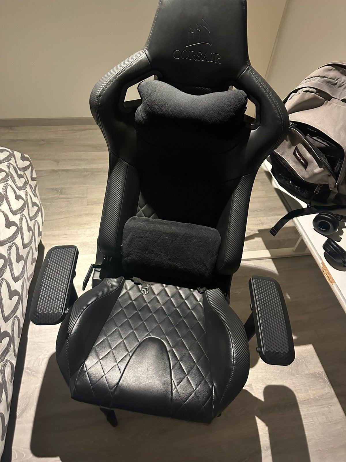 Corsiar T3 gaming chair, Huis en Inrichting, Ophalen of Verzenden, Zo goed als nieuw, Zwart