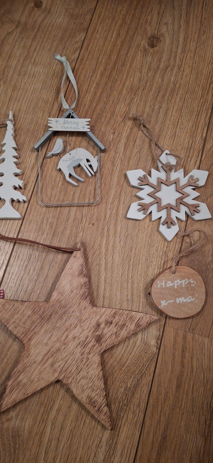 Diversen houten kerstdecoraties, Diversen, Ophalen of Verzenden, Nieuw