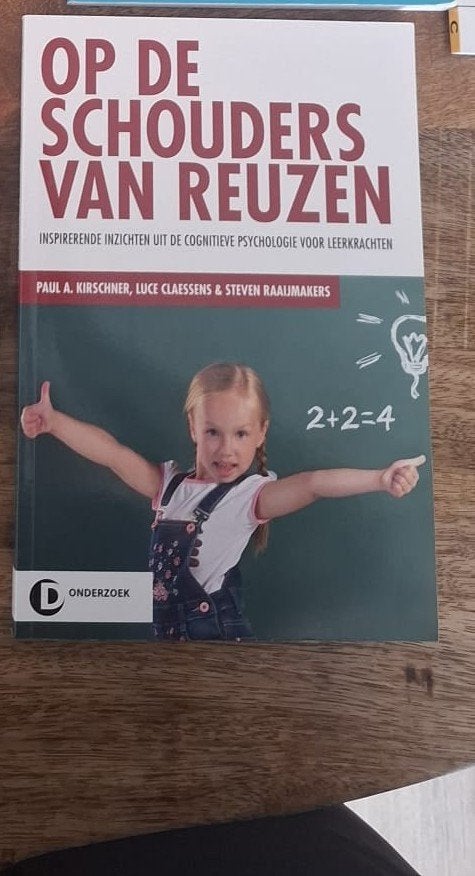 Op de schouders van reuzen  ISBN 9789077866504, Ophalen of Verzenden, Beta, Zo goed als nieuw, HBO