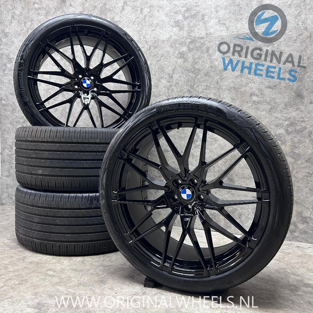 22 inch Performance velgen + zomerbanden BMW X5 X6 G05 G06, Original Wheel, Gebruikt, Banden en Velgen, Overige maten