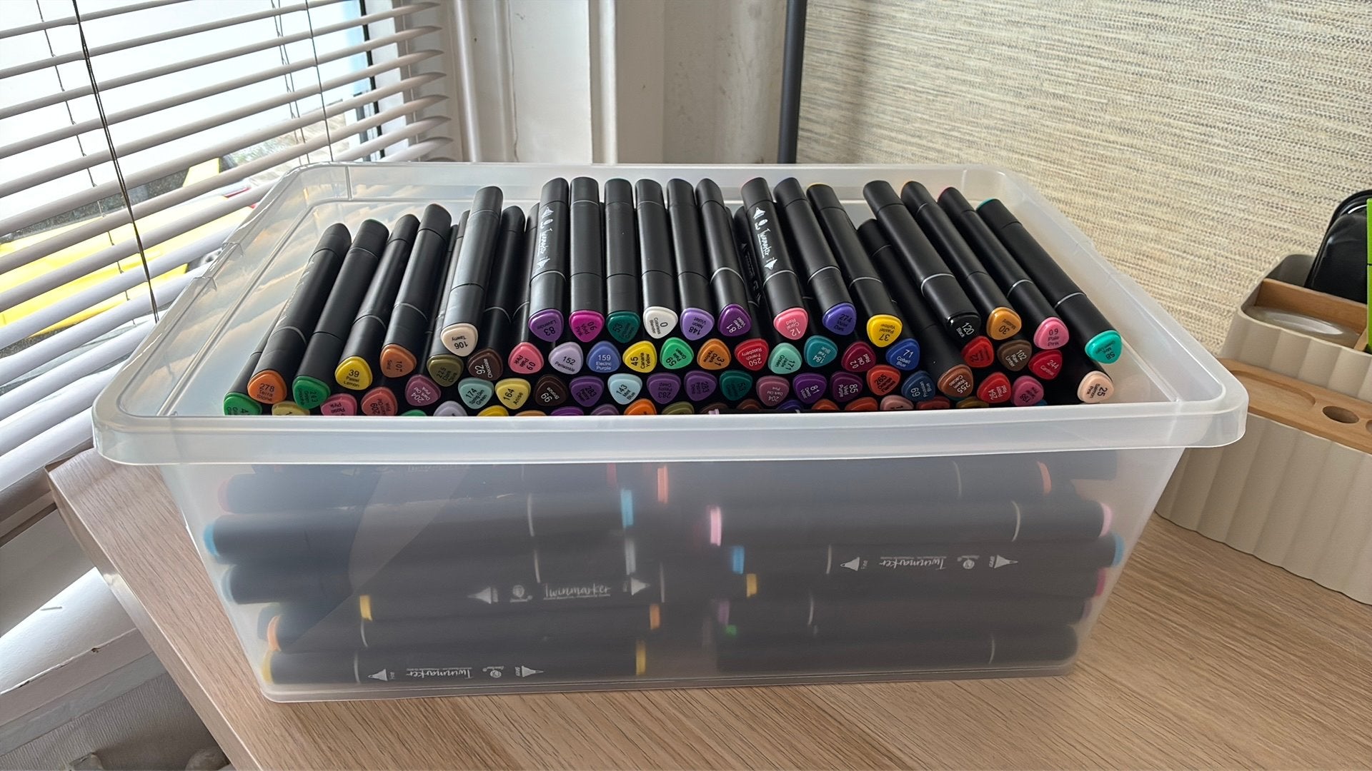 252 x Decotime twinmarkers alcohol, Ophalen, Nieuw, Potlood of Stift