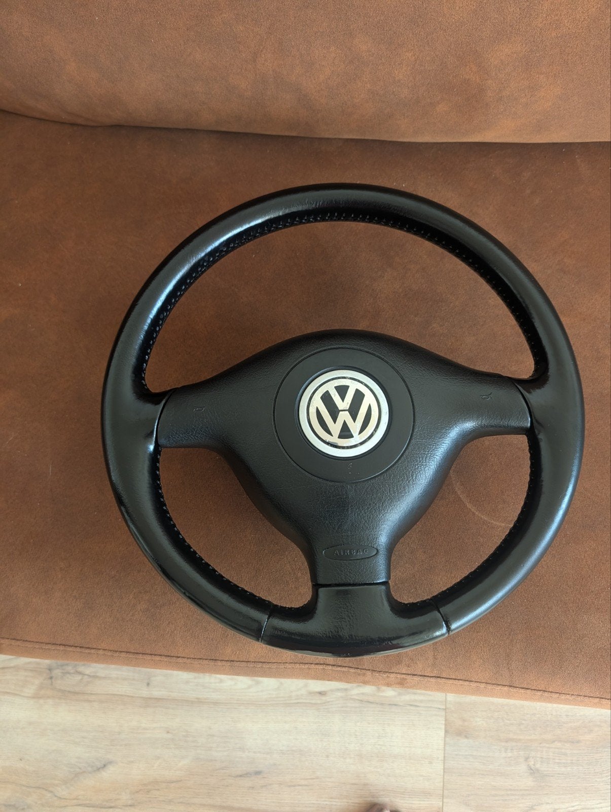 Golf IV 4 leren sport stuur zeer netjes, Ophalen of Verzenden
