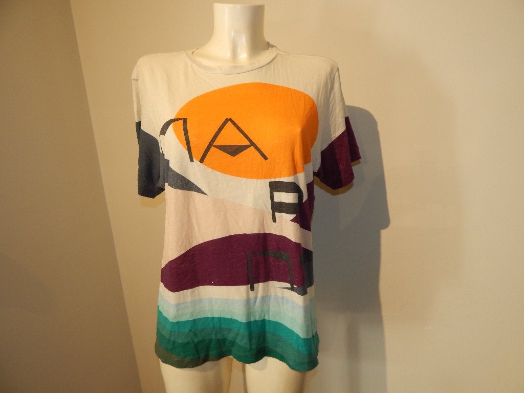 Isabel Marant casual shirt in afbeelding merk in de stof M, Korte mouw, Gedragen, Maat 38/40 (M), Isabel Marant