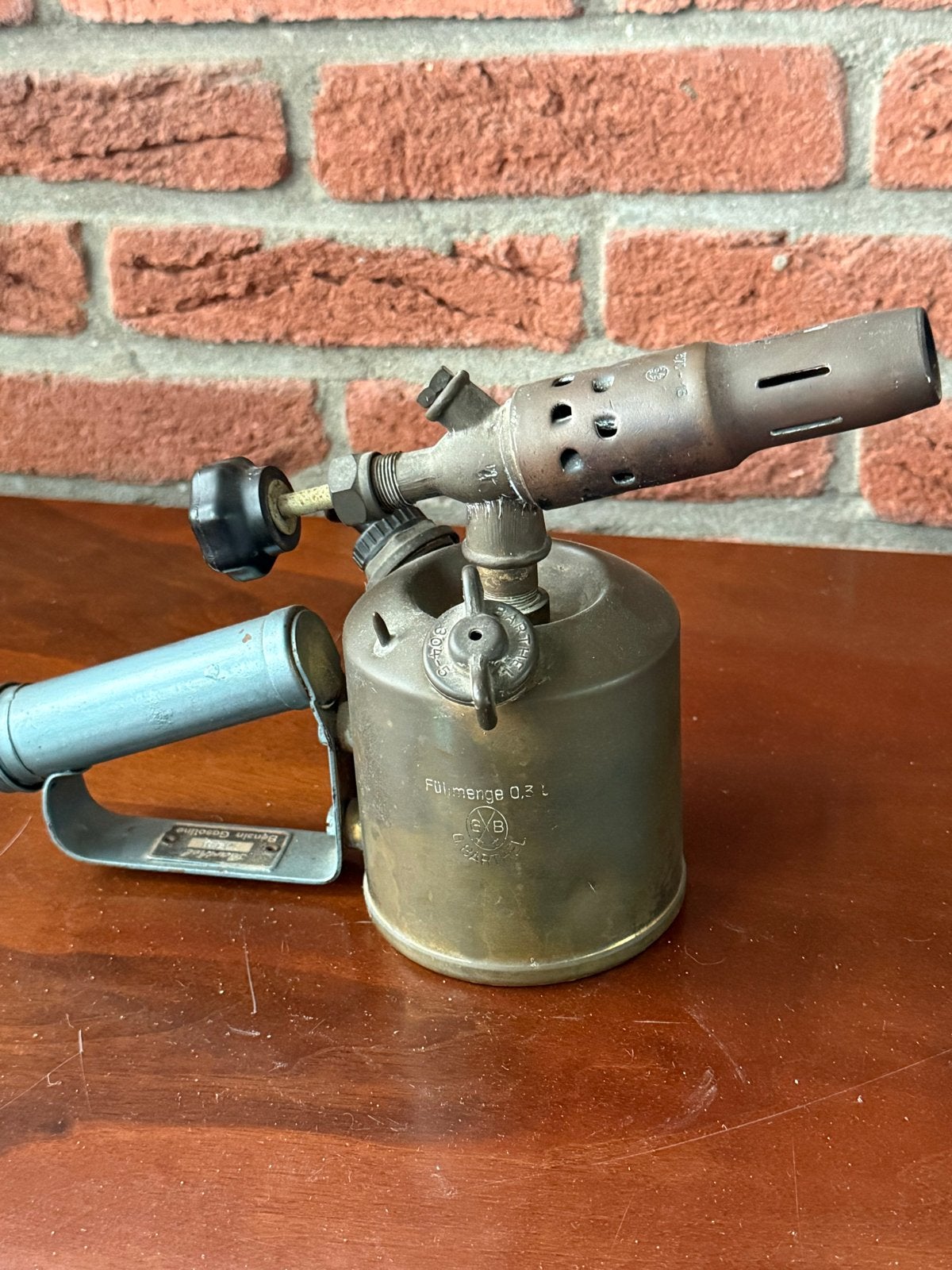 Antieke Barthel Benzinebrander - Vintage Soldeerbrander, Ophalen of Verzenden