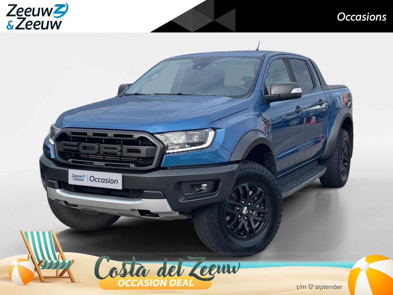 Ford Ranger 2.0 EcoBlue Raptor 4X4 213 pk Automaat | Double, Auto's, Ford, Automaat, Gebruikt, 4 cilinders, Met garantie (alle)