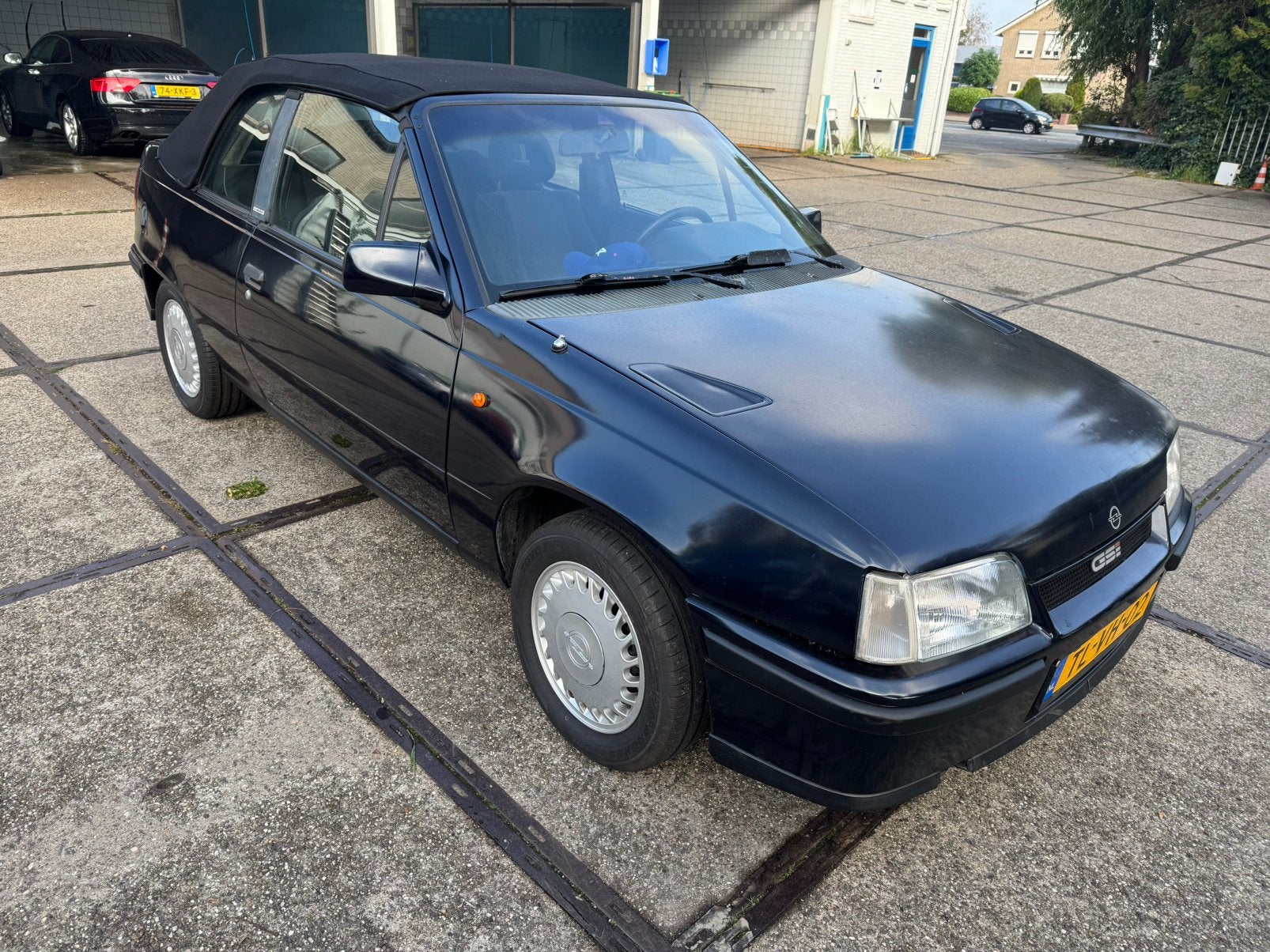 Opel Kadett 2.0 16v GSI Cabrio ‘90 Blauw DigiDash Stuurbekr., 1998 cc, 4 cilinders, Blauw, 1200 kg