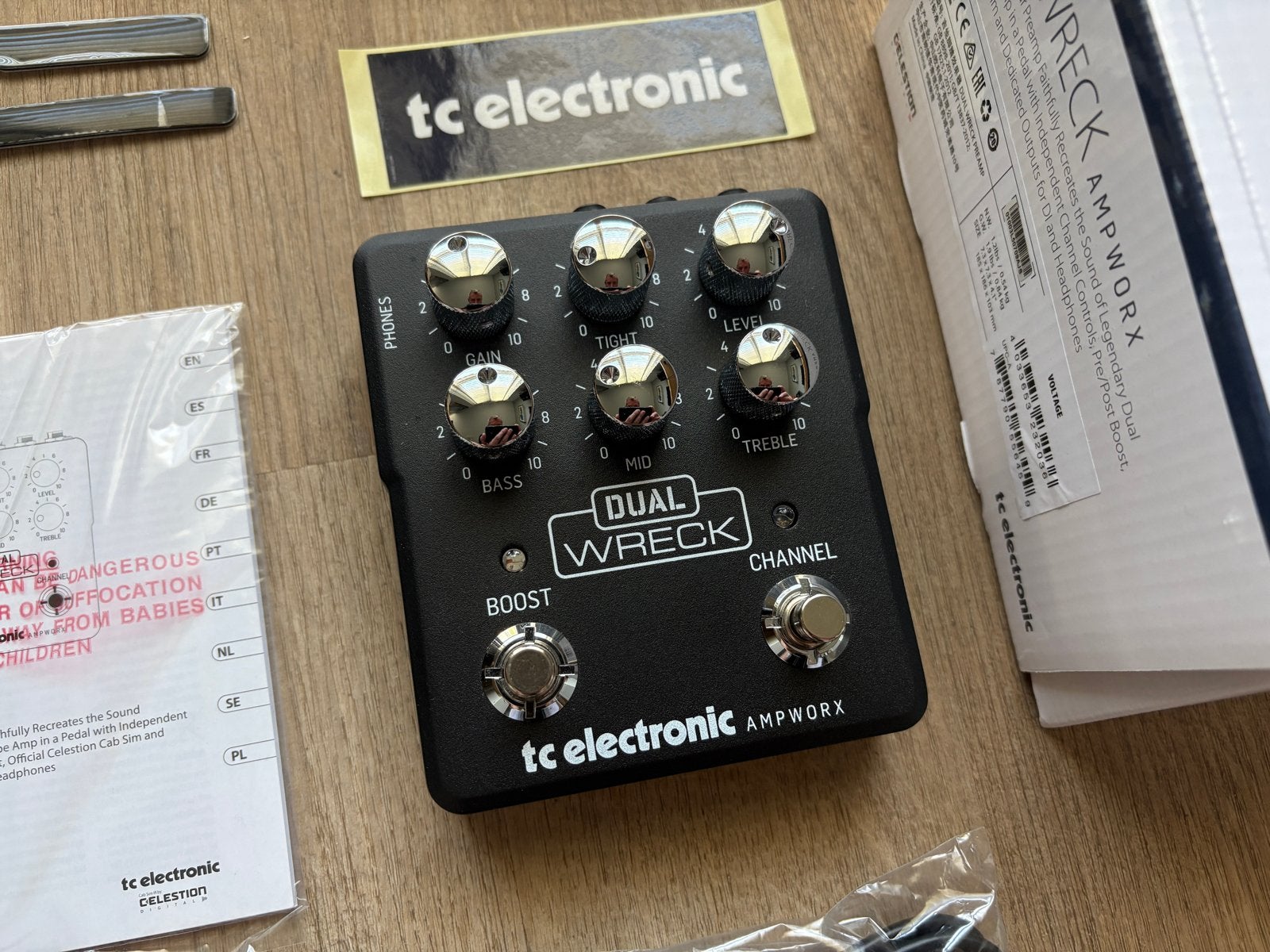 TC Electronic Ampworx Dual Wreck -  Preamp Pedaal, Ophalen of Verzenden, Zo goed als nieuw, Distortion, Overdrive of Fuzz