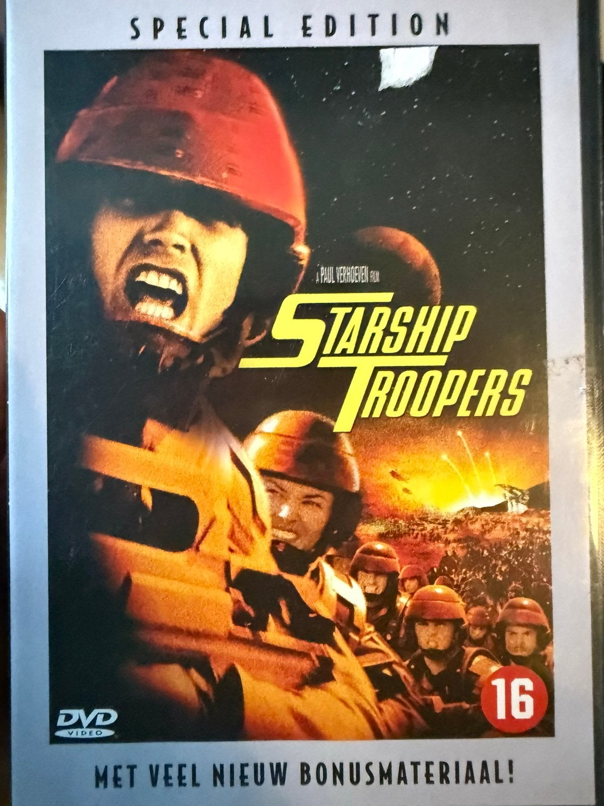 Starship troopers dvd nederlands ondertiteld, Ophalen of Verzenden, 1980 tot heden, Zo goed als nieuw