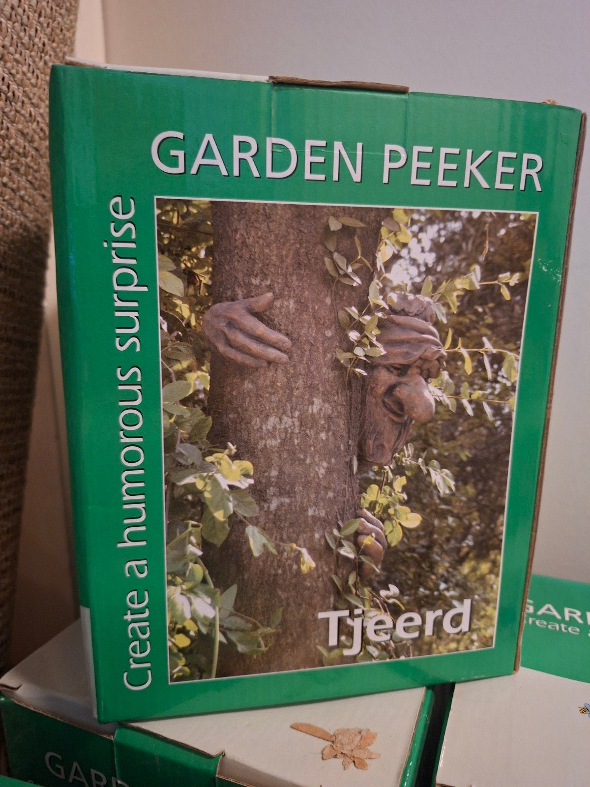 Decoratieve gezichtjes voor aan boom of hek - Garden Peeker, Ophalen of Verzenden, Nieuw, Kunststof, Overige typen
