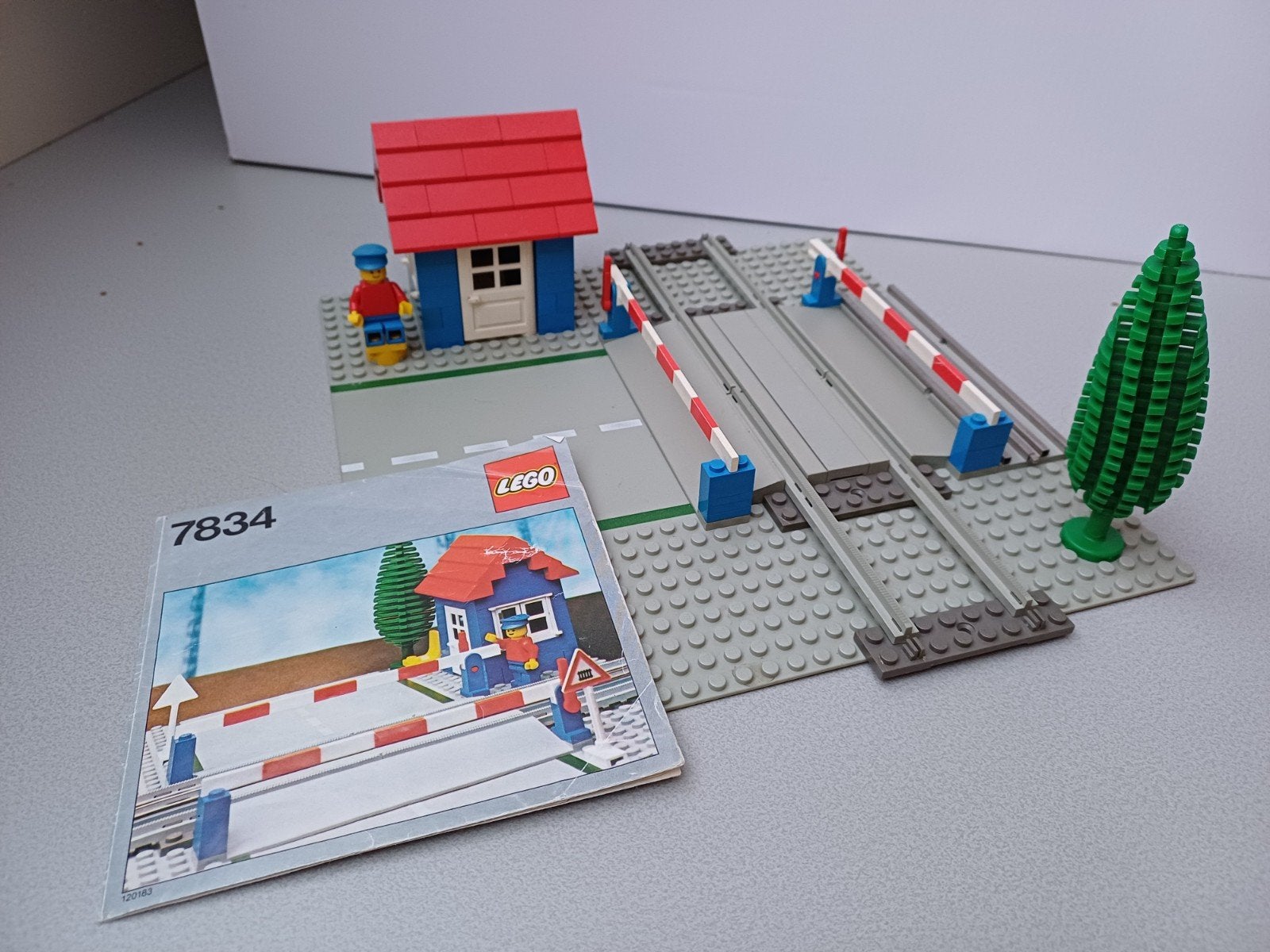 Lego vintage spoorweg overgang 7834, Ophalen of Verzenden, Gebruikt