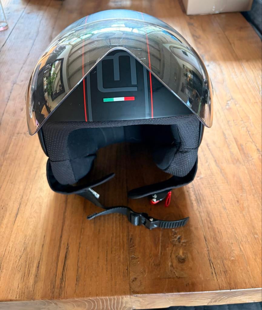Beon helm maat S - Zo goed als nieuw, Motoren, Jethelm, S, Tweedehands, Ophalen