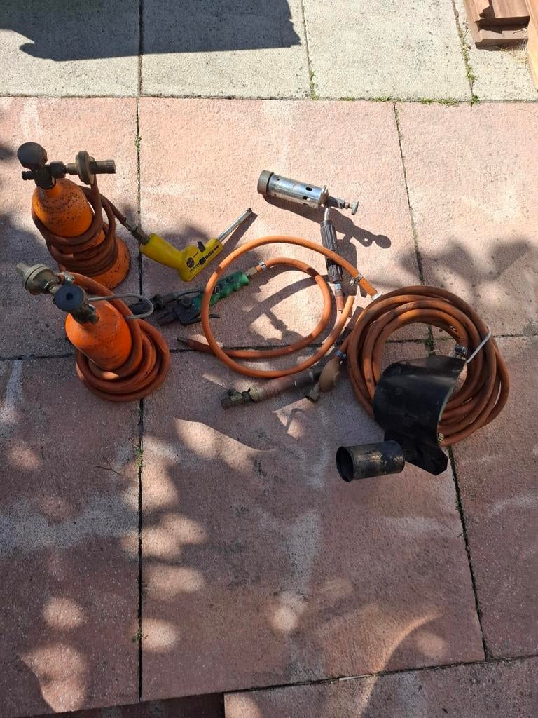Soldeerflessen, dakbranders en extra handbrander, Doe-het-zelf en Verbouw, Ophalen, Gebruikt, 250 ampère of meer, Overige typen
