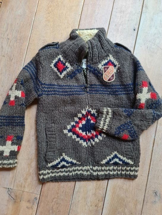 Scotch & Soda Mr. Jacket gebreid vest maat 14/164, Ophalen of Verzenden, Zo goed als nieuw, Jongen, Trui of Vest