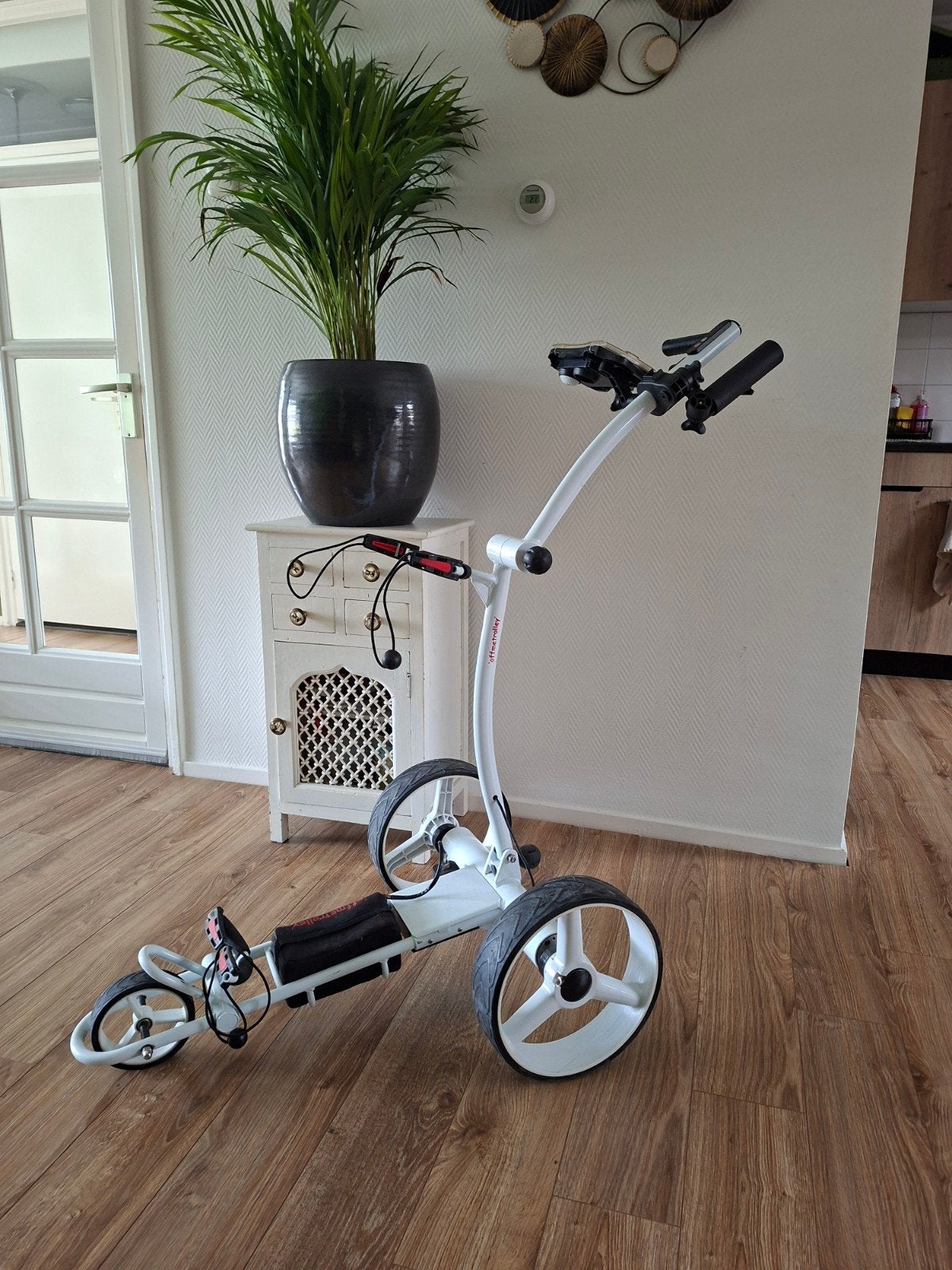 Offmetrolly Elektrische Golftrolley - Inklapbaar, Sport en Fitness, Golf, Verzenden