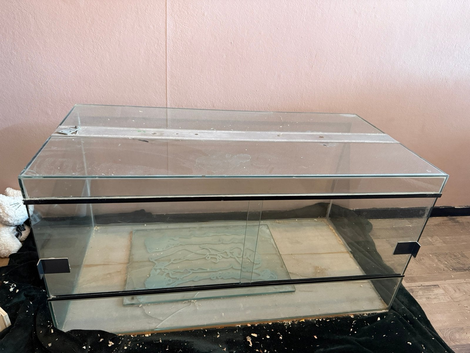 Terrarium 100x50 cm, Dieren en Toebehoren, Knaagdieren en Konijnen | Hokken en Kooien, Gebruikt, Muis, Hok, 75 tot 110 cm