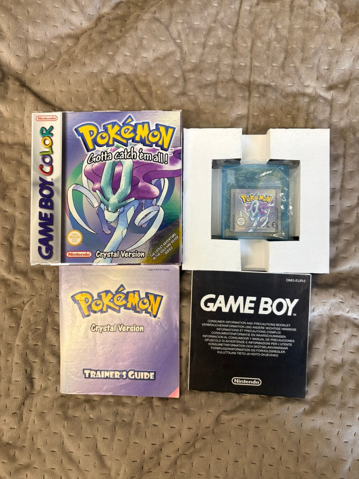Pokémon Crystal Version – Compleet in doos | Nieuwe batterij, 1 speler, Ophalen of Verzenden, Zo goed als nieuw, Role Playing Game (Rpg)