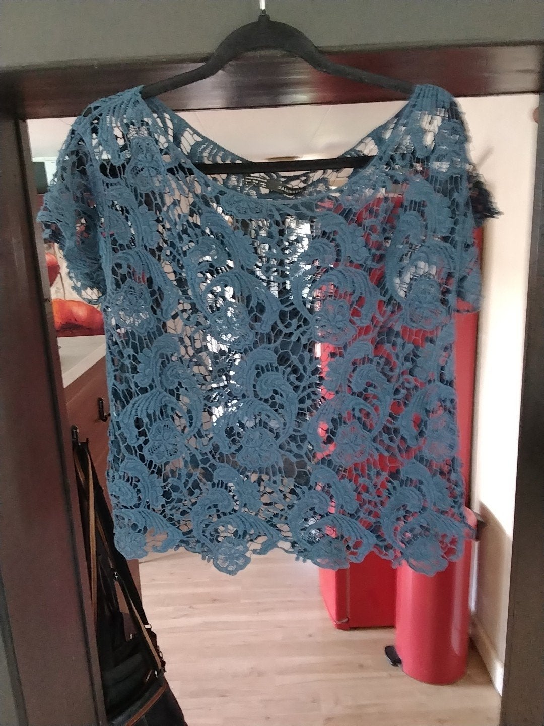 Blauw tuniek van zara maat L, Blauw, Zara, Maat 42/44 (L), Ophalen of Verzenden