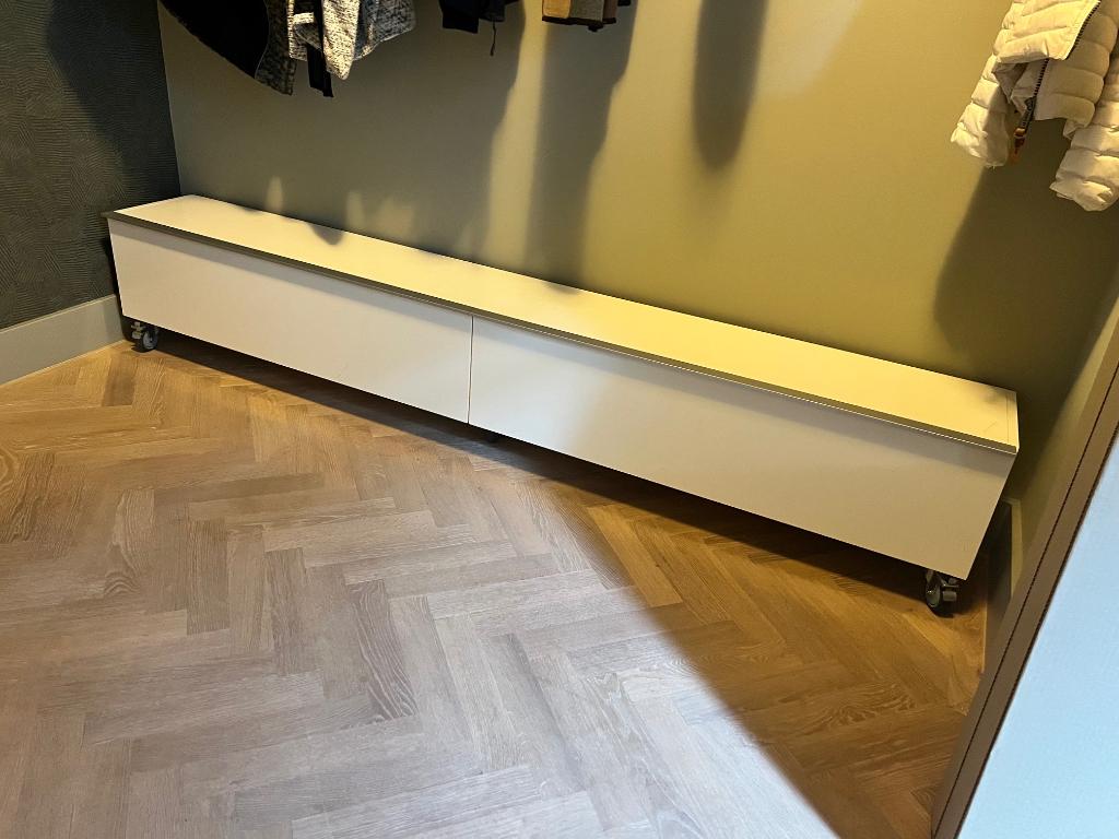 Schoenenkast, wit, 40 x 32 x 230, Huis en Inrichting, Kasten | Schoenenkasten, Ophalen, Gebruikt, Modern, wit