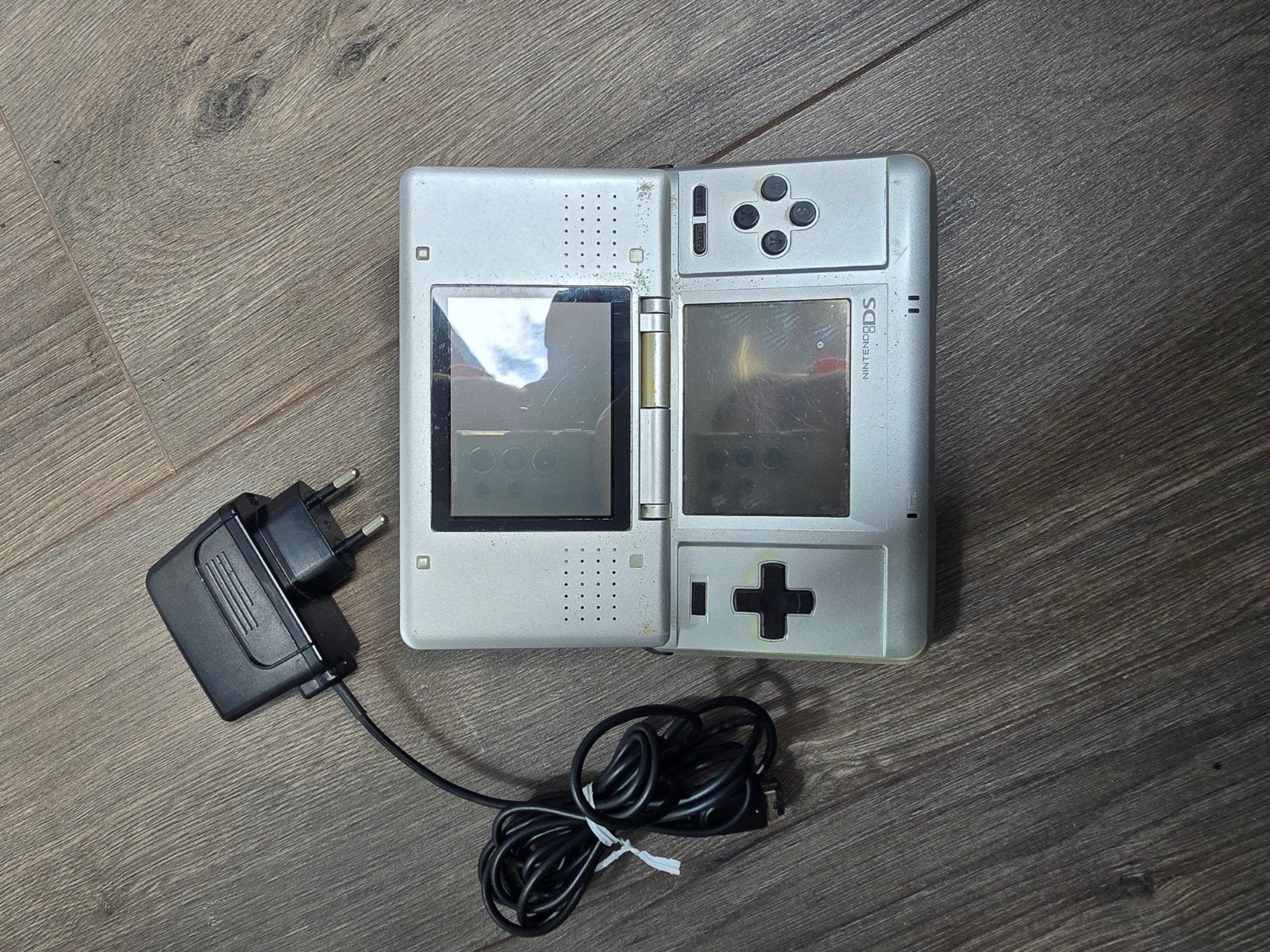 Nintendo DS phat, Ophalen of Verzenden, Gebruikt, Zilver, DS Original of Phat