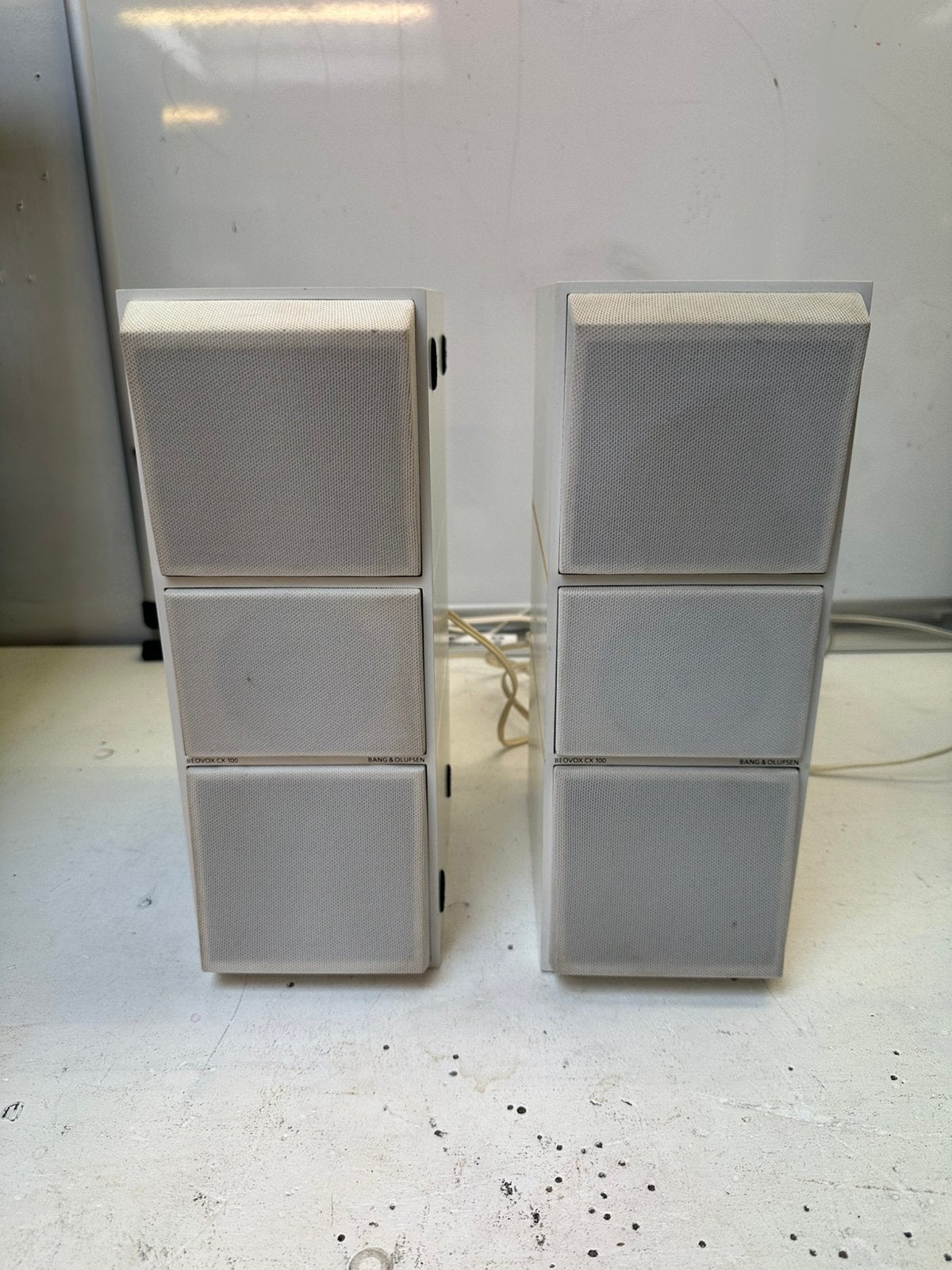 Bang&olufsen BEOVOX CX100 speakers, Audio, Tv en Foto, Luidsprekers, Zo goed als nieuw, Minder dan 60 watt, Front, Rear of Stereo speakers