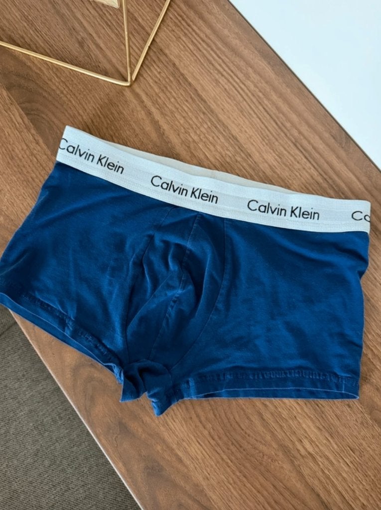 Calvin Klein Boxershort Blauw Maat M, Verzenden, Blauw, Calvin Klein, Boxer
