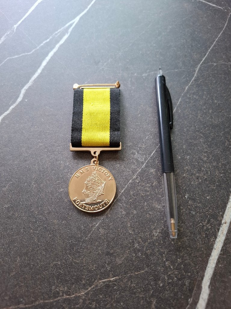 HMS victory munt met opspeldmogelijkheid, Verzenden, Marine, Nederland, Lintje, Medaille of Wings
