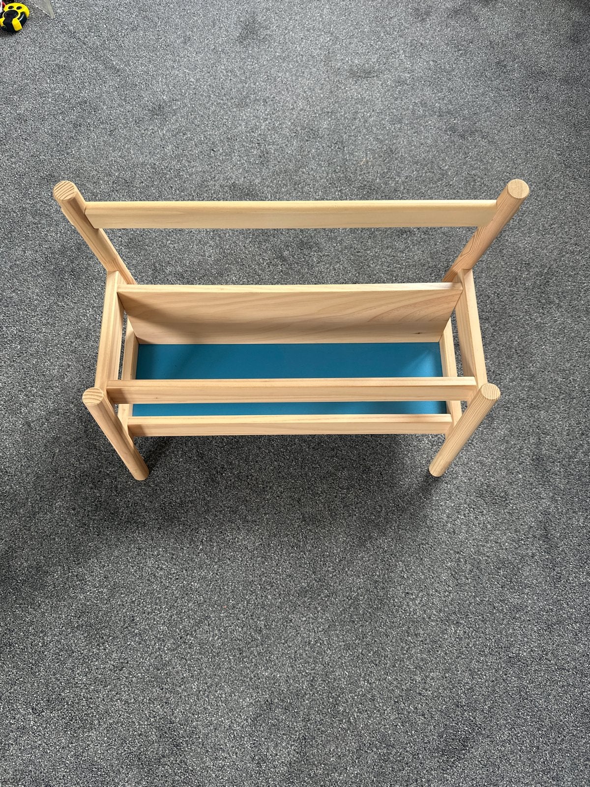 Ikea Flisat - Houten kinderboekenrek met blauwe accenten, Ophalen, Zo goed als nieuw, Overige typen