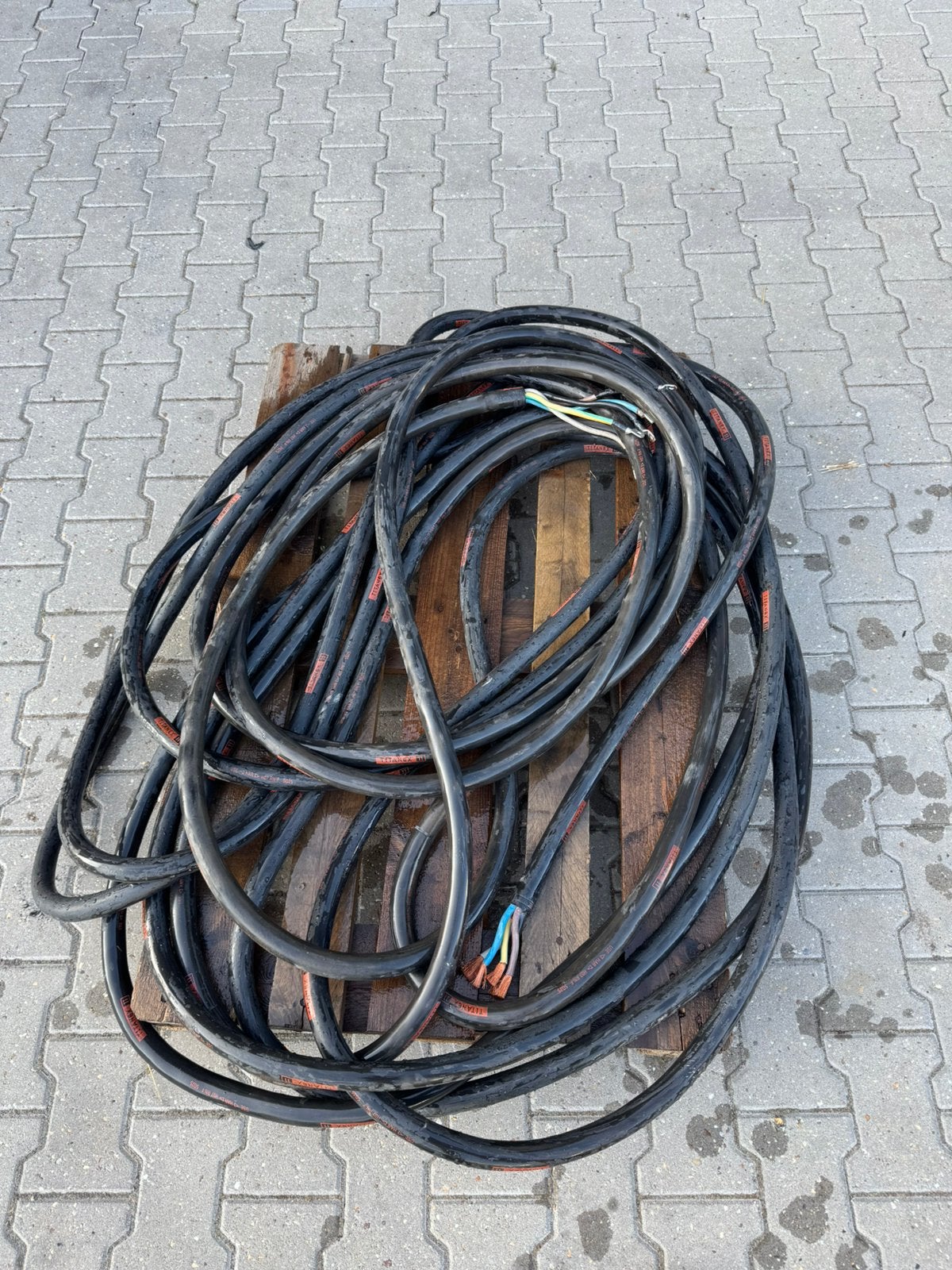 5x35mm2 krachtkabel 37 meter 125A, Ophalen of Verzenden, Zo goed als nieuw