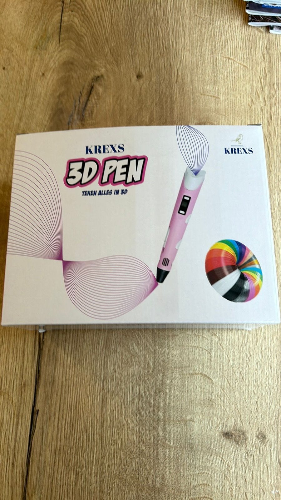 Krexs 3D pen nieuw met 20 kleuren vulling, Ophalen of Verzenden, Nieuw