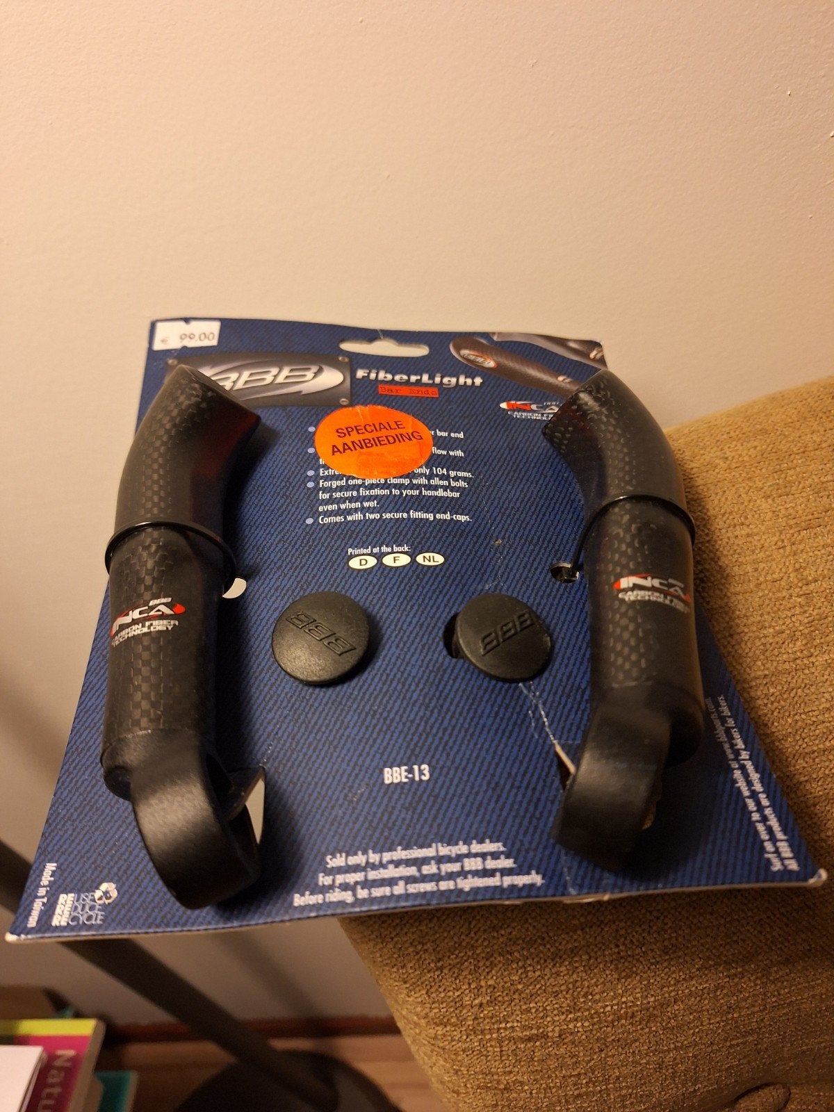 BBB. Carbonfiber bar ends. Nieuw in verpakking., Fully, Ophalen of Verzenden, Nieuw, Overige merken