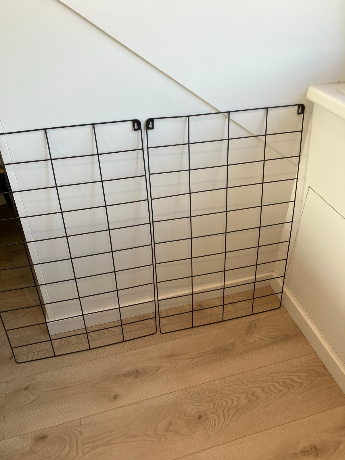 Zwart metalen wandrek - Klein formaat, Huis en Inrichting, Ophalen, Metaal, Gebruikt, Zwart