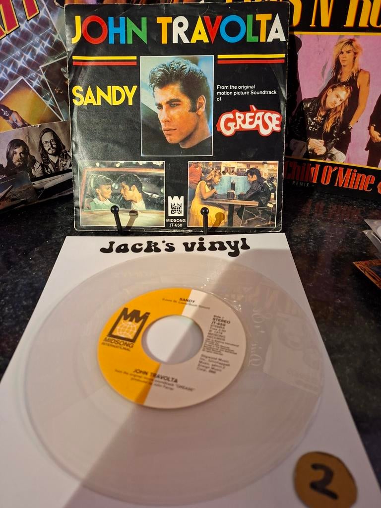 John Travolta - Sandy (Grease Soundtrack) 7 inch 1978/2, Cd's en Dvd's, Vinyl | Pop, Gebruikt, Overige formaten, Ophalen of Verzenden