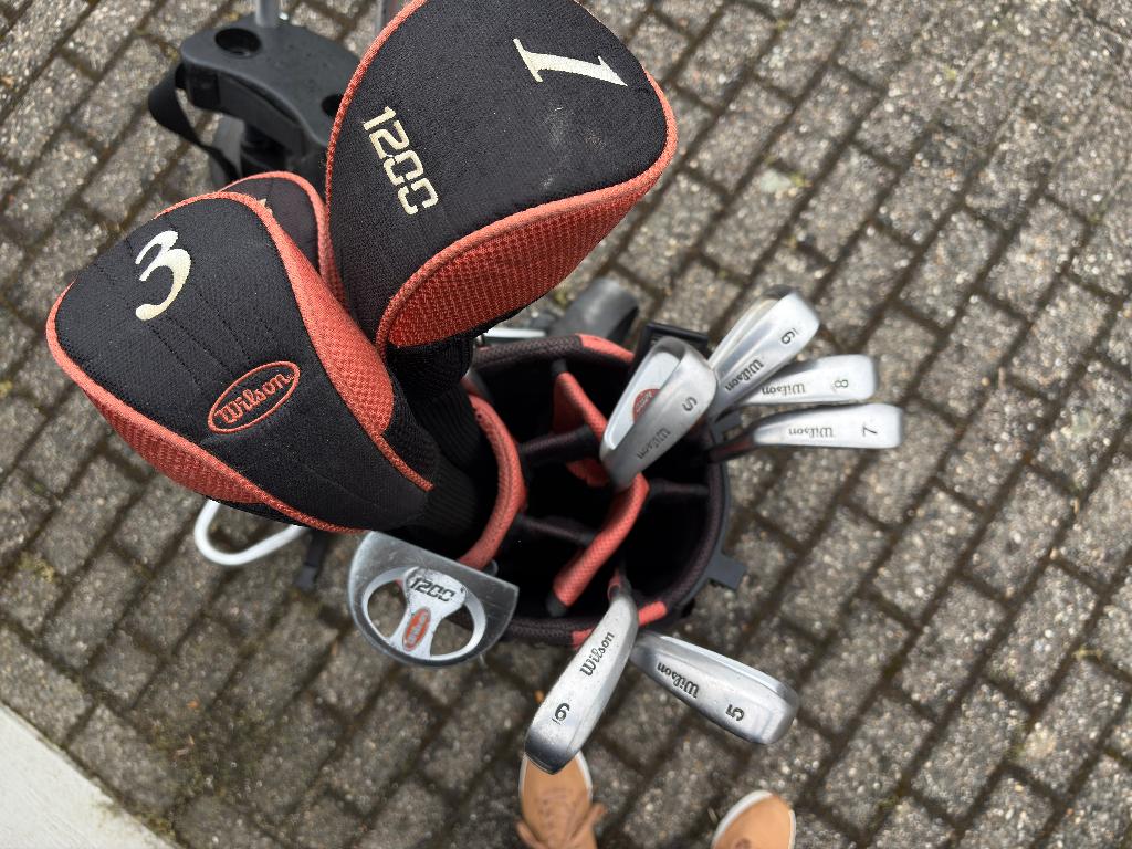 Set golf clubs met karretje, Ophalen of Verzenden, Gebruikt, Set, Overige merken