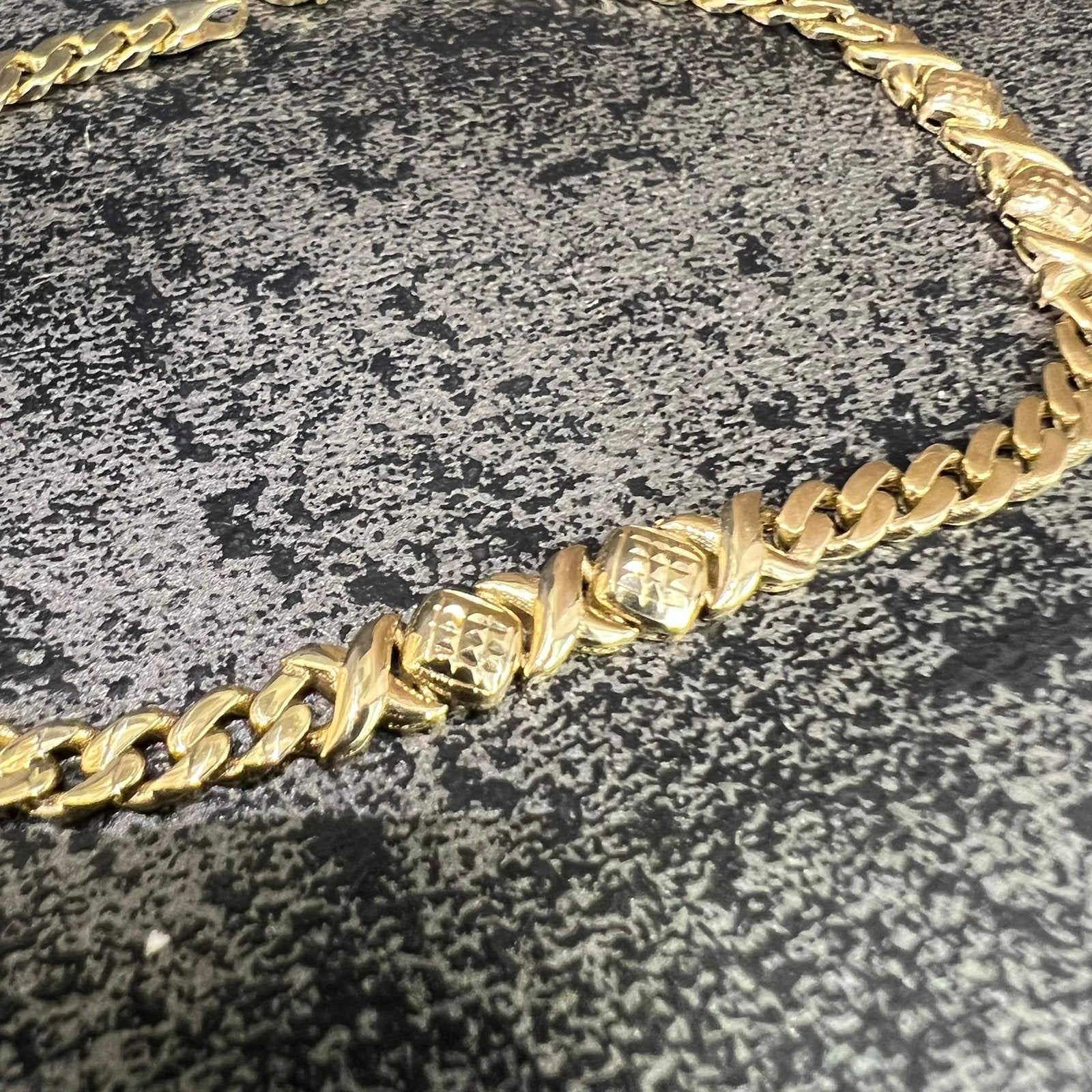 14 karaat gouden armband nieuwe schakel, Ophalen of Verzenden, Nieuw, Goud