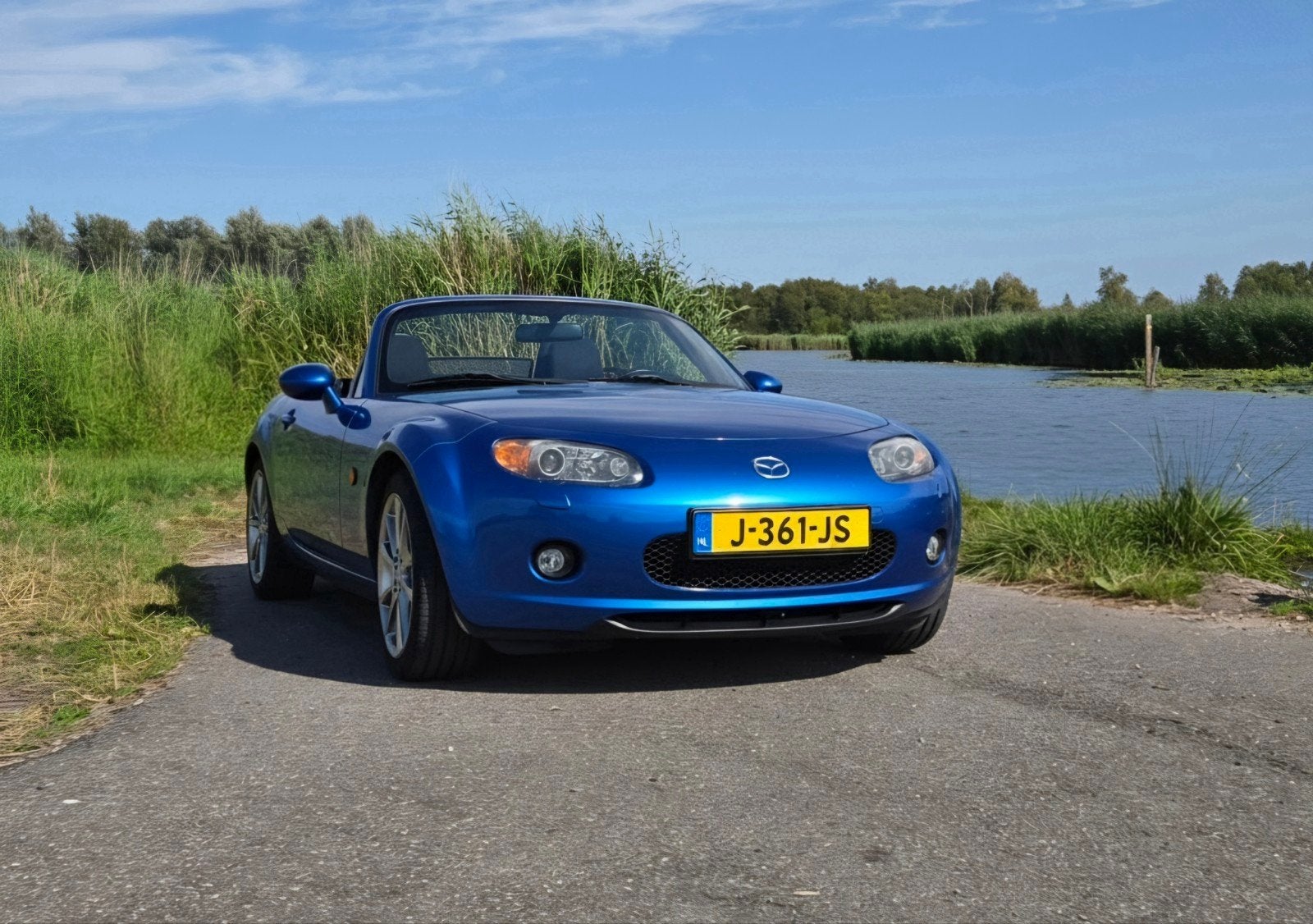 Mazda MX-5 2.0 Touring 2005 Blauw, 13 km/l, Zwart, 4 cilinders, Cabriolet