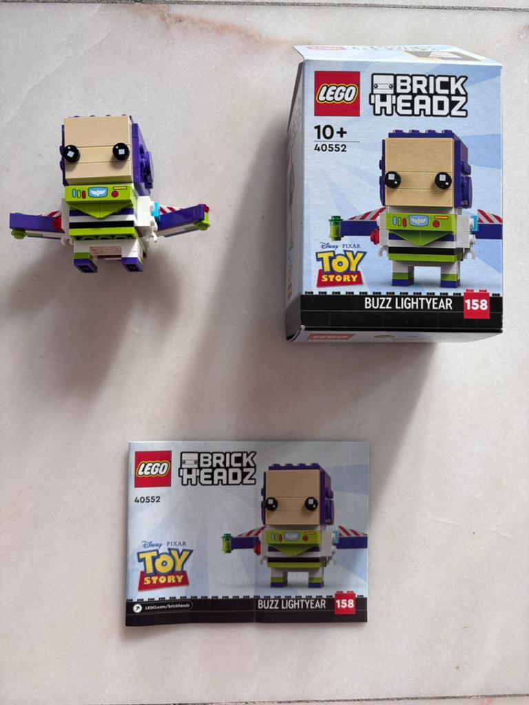 Lego BrickHeadz 40552 Buzz Lightyear Toy Story, BrickHeadz, Lego, Ophalen of Verzenden, Zo goed als nieuw