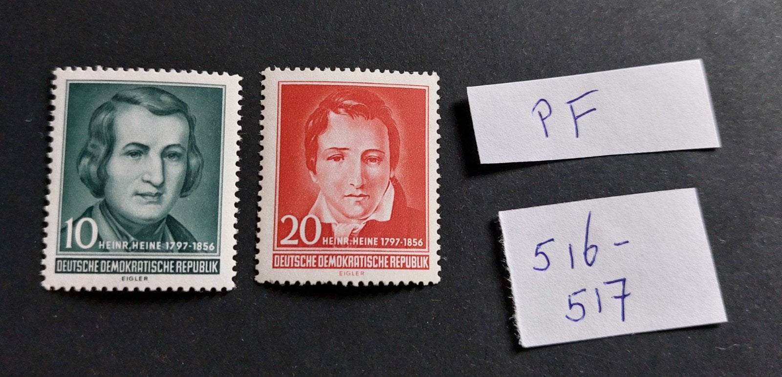 DDR Postzegels 516-517, Postzegels en Munten, Postzegels | Europa | Duitsland, Ophalen of Verzenden, DDR, Postfris