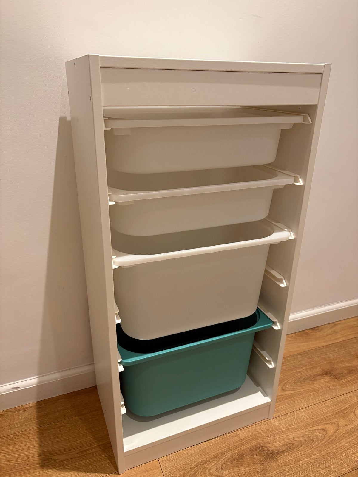 IKEA TROFAST Opbergkast met Bakken - Wit, Kinderen en Baby's, Kinderkamer | Commodes en Kasten, Ophalen, Gebruikt, 50 tot 70 cm