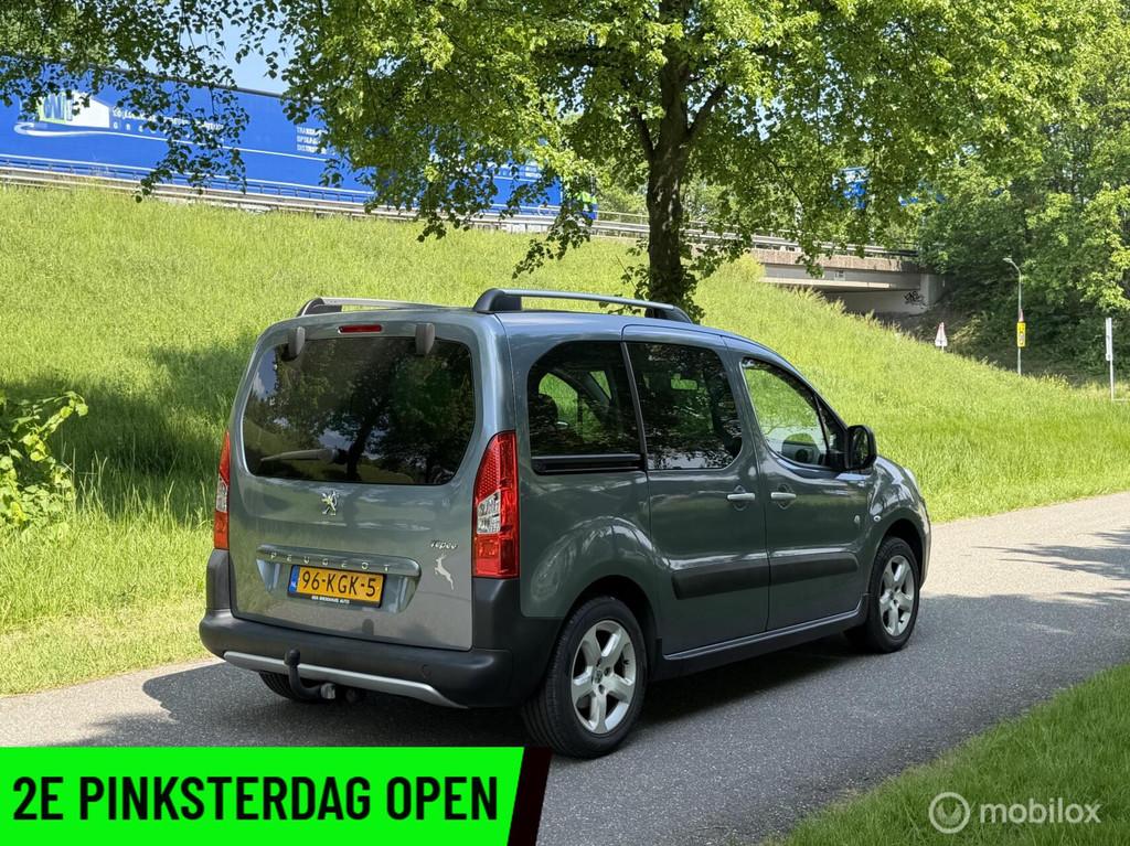 Peugeot Partner Tepee 1.6 Zenith*NEW APK 05/27*AIRCO*CRUISE, Voorwielaandrijving, Stof, Zwart, 4 cilinders